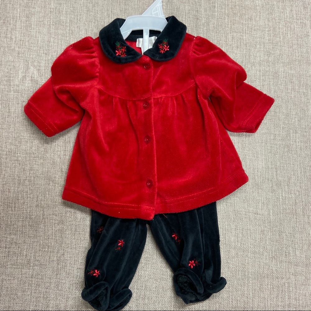Velour Holiday Outfit